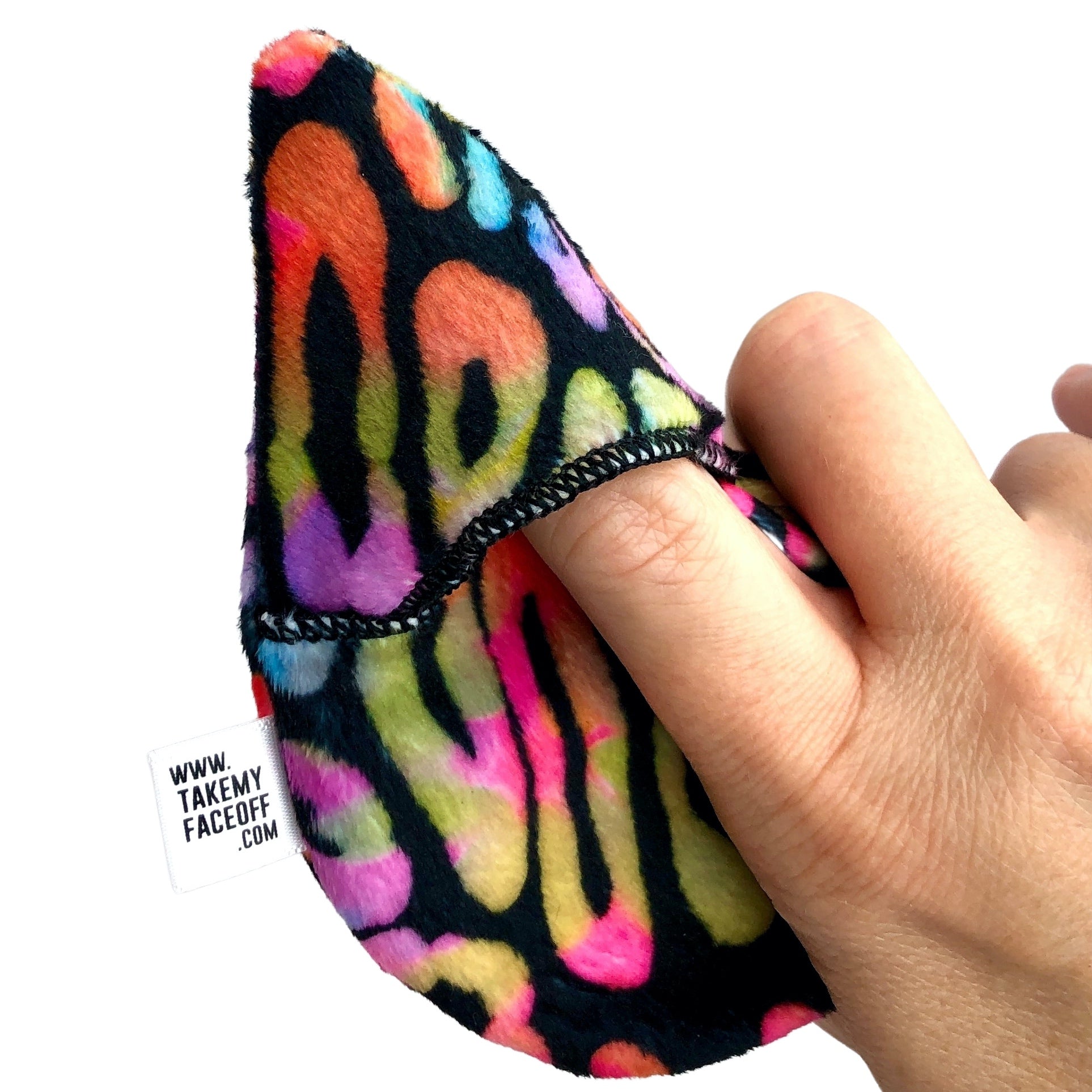 Mitty Detailer on finger for eye makeup
