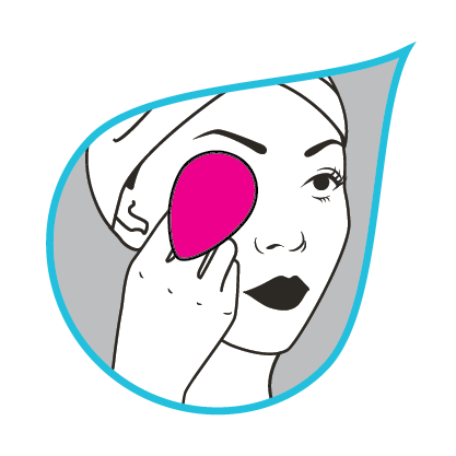 The Mitty® Mini Single-pack Ultra-Gentle Reusable Makeup Remover Pad in Pink